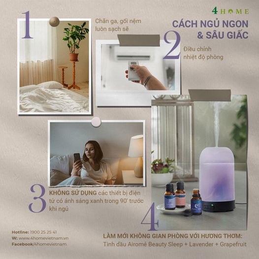 4 TIPS NGỦ NGON và SÂU GIẤC 4 TIPS NGỦ NGON và SÂU GIẤC