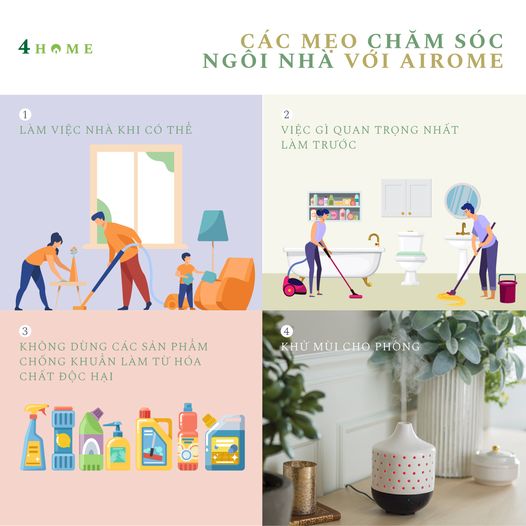 CÁC MẸO CHĂM SÓC AN TOÀN CHO TỔ ẤM