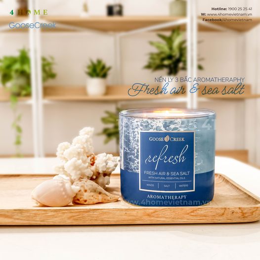 ️🤹NẾN LY 3 BẤC AROMATHERAPY - FRESH AIR & SEA SALT ️🤹