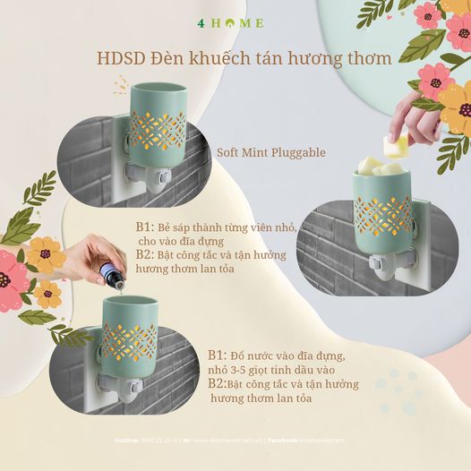 Cách sử dụng đèn SOFT MINT PLUGGABLE đúng cách Cách sử dụng đèn SOFT MINT PLUGGABLE đúng cách