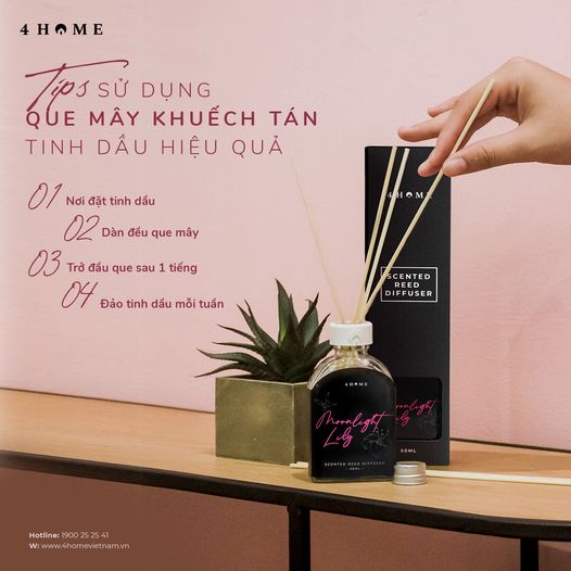 Tips sử dụng que mây khuếch tán tinh dầu hiêu quả Tips sử dụng que mây khuếch tán tinh dầu hiêu quả