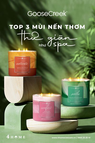 TOP 3 mùi nến thơm thư giãn như spa