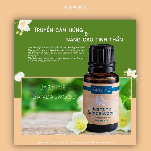 Hương thơm giúp truyền cảm hứng và nâng cao tinh thần