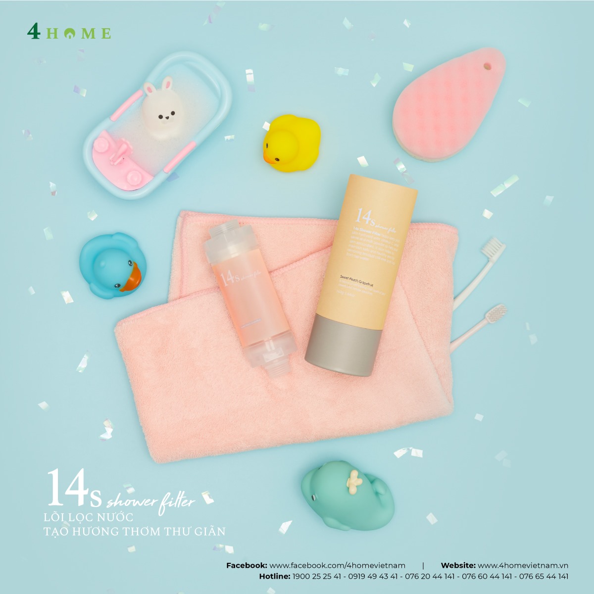 BẢO VỆ SỨC KHỎE CẢ GIA ĐÌNH VỚI LÕI LỌC NƯỚC 14S SHOWER FILTER BẢO VỆ SỨC KHỎE CẢ GIA ĐÌNH VỚI LÕI LỌC NƯỚC 14S SHOWER FILTER