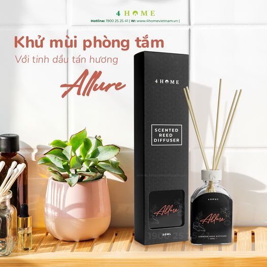 Khử mùi phòng tắm với Tinh dầu tán hương Khử mùi phòng tắm với Tinh dầu tán hương