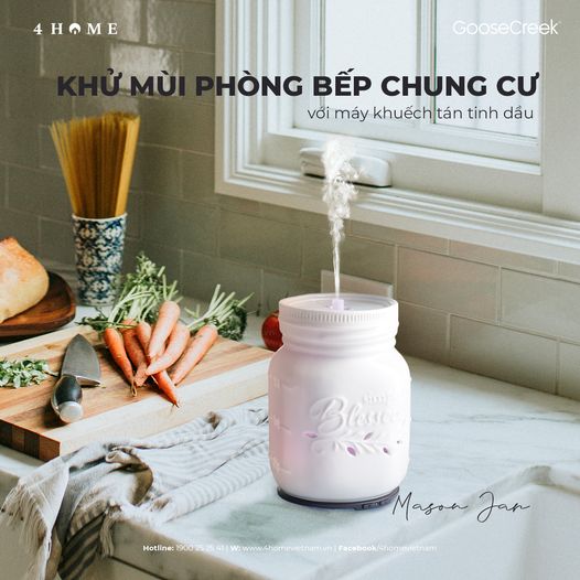 Khử mùi phòng bếp chung cư nhanh chóng