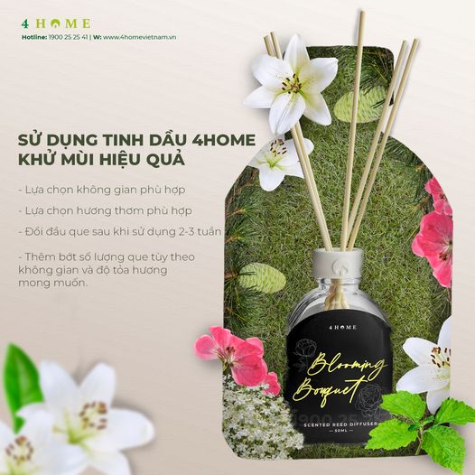 Sử dụng tinh dầu 4Home khử mùi hiệu quả Sử dụng tinh dầu 4Home khử mùi hiệu quả