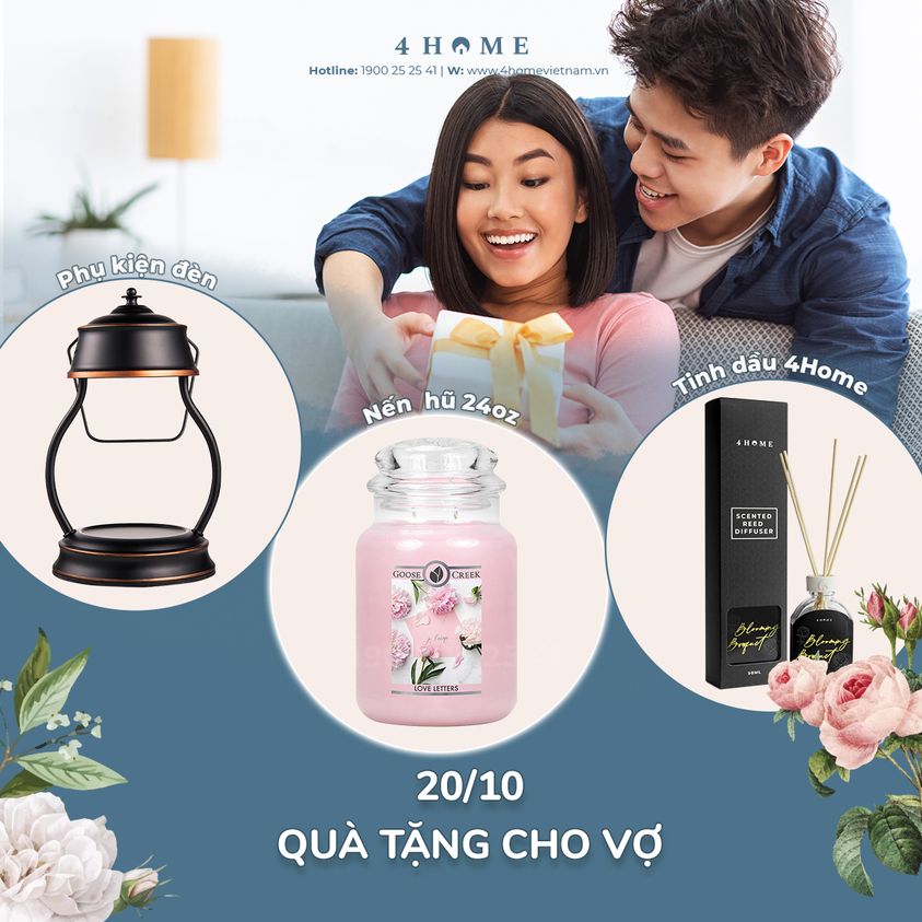 Qùa tặng ý nghĩa cho vợ 20/10