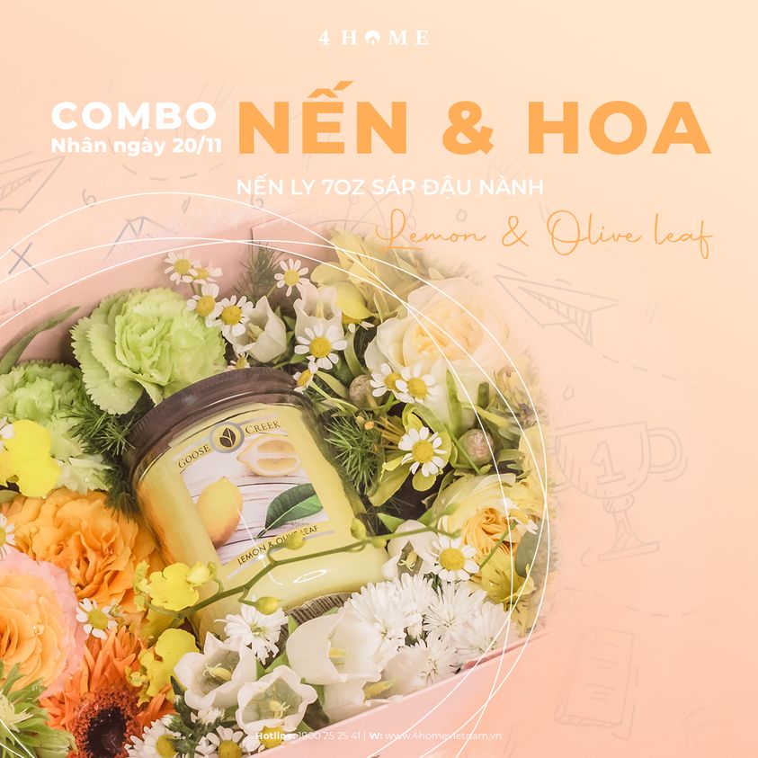 COMBO NHÂN NGÀY 20/11 từ 4HOME COMBO NHÂN NGÀY 20/11 từ 4HOME