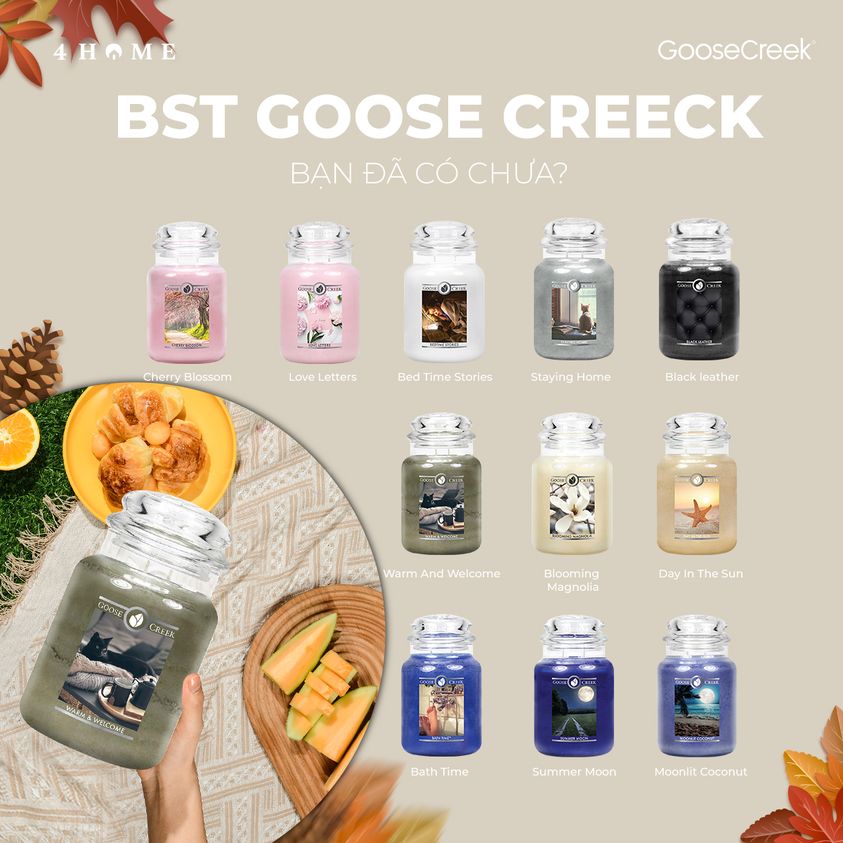 BỘ SƯU TẬP NẾN HŨ 24OZ GOOSE CREEK - BẠN ĐÃ SỞ HỮU CHƯA? BỘ SƯU TẬP NẾN HŨ 24OZ GOOSE CREEK - BẠN ĐÃ SỞ HỮU CHƯA?