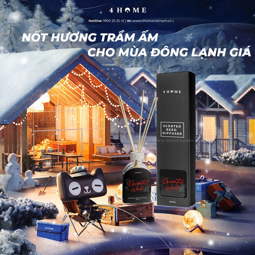 NỐT HƯƠNG TRẦM ẤM cho MÙA ĐÔNG LẠNH GIÁ