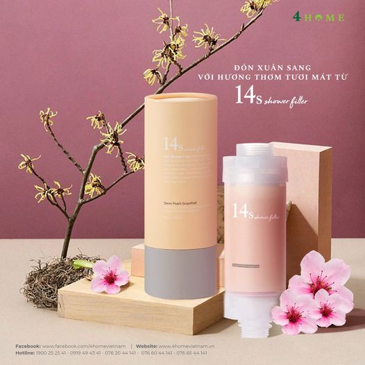 ĐÓN XUÂN SANG VỚI HƯƠNG THƠM TƯƠI MÁT TỪ 14S SHOWER FILTER ĐÓN XUÂN SANG VỚI HƯƠNG THƠM TƯƠI MÁT TỪ 14S SHOWER FILTER