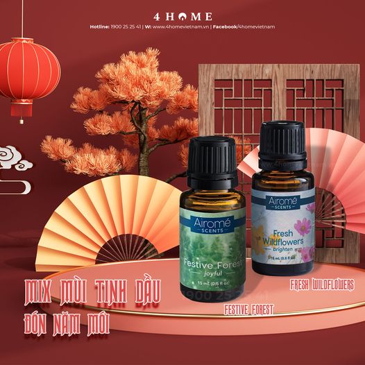 MIX MÙI TINH DẦU ĐÓN NĂM MỚI