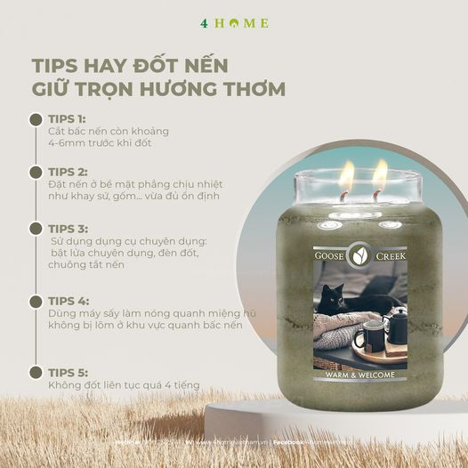 TIPS hay đốt nến giữ trọn hương thơm TIPS hay đốt nến giữ trọn hương thơm