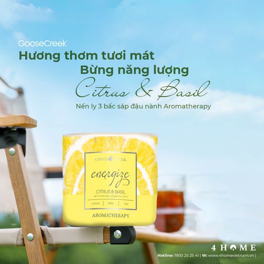 Hương thơm tươi mát - Bừng năng lượng Hương thơm tươi mát - Bừng năng lượng