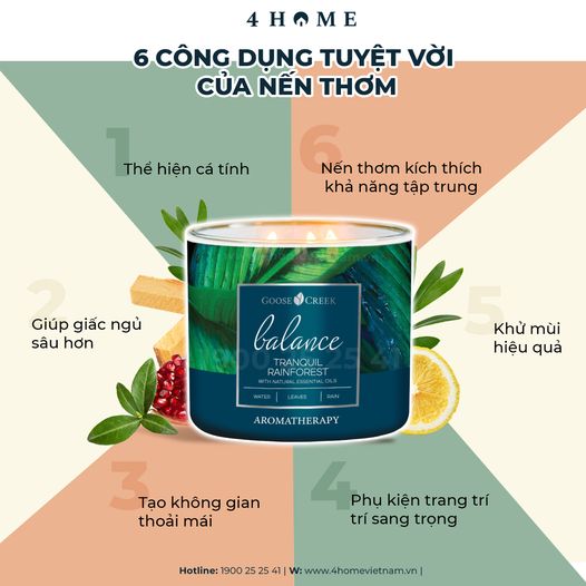 6 công dụng tuyệt vời của nến thơm 6 công dụng tuyệt vời của nến thơm