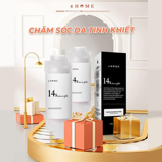 CHĂM SÓC DA TINH KHIẾT với 14S SHOWER FILTER CHĂM SÓC DA TINH KHIẾT với 14S SHOWER FILTER