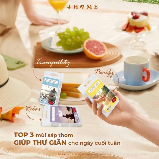 Top 3 mùi hương giúp thư giãn cho ngày cuối tuần Top 3 mùi hương giúp thư giãn cho ngày cuối tuần