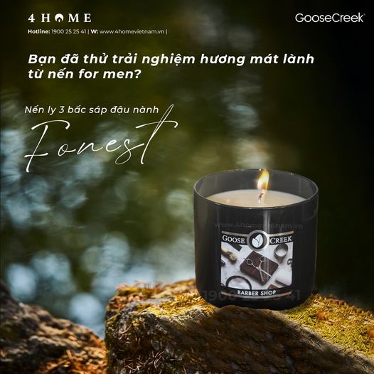 Trải nghiệm hương mát lành từ nến For Men Trải nghiệm hương mát lành từ nến For Men