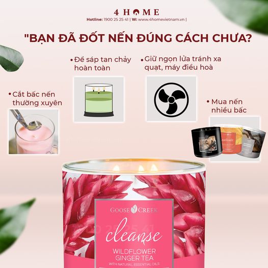 Bạn đã đốt nến đúng cách chưa?