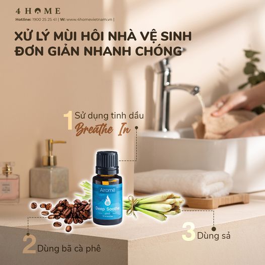 Xử lý mùi hôi nhà vệ sinh đơn giản nhanh chóng