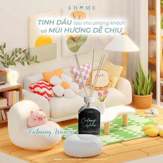 Tinh dầu nào tạo cho phòng khách có mùi hương dễ chịu?