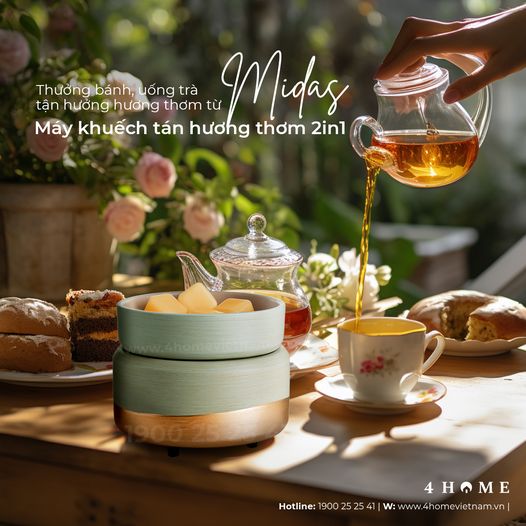 Thưởng bánh, uống trà và tận hưởng hương thơm từ MIDAS Thưởng bánh, uống trà và tận hưởng hương thơm từ MIDAS