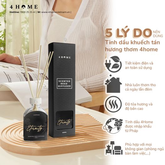5 lý do nên dùng Tinh Dầu Khuếch Tán hương thơm 4Home 5 lý do nên dùng Tinh Dầu Khuếch Tán hương thơm 4Home