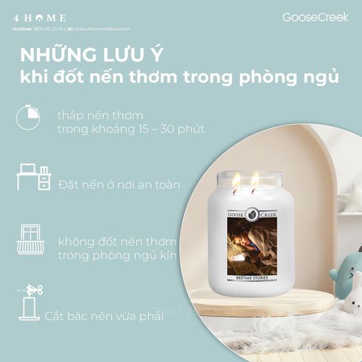 Những lưu ý khi đốt nến thơm trong phòng ngủ Những lưu ý khi đốt nến thơm trong phòng ngủ