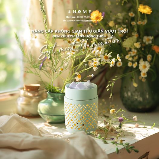 Đèn Khuếch Tán Hương Thơm SOFT MINT Đèn Khuếch Tán Hương Thơm SOFT MINT