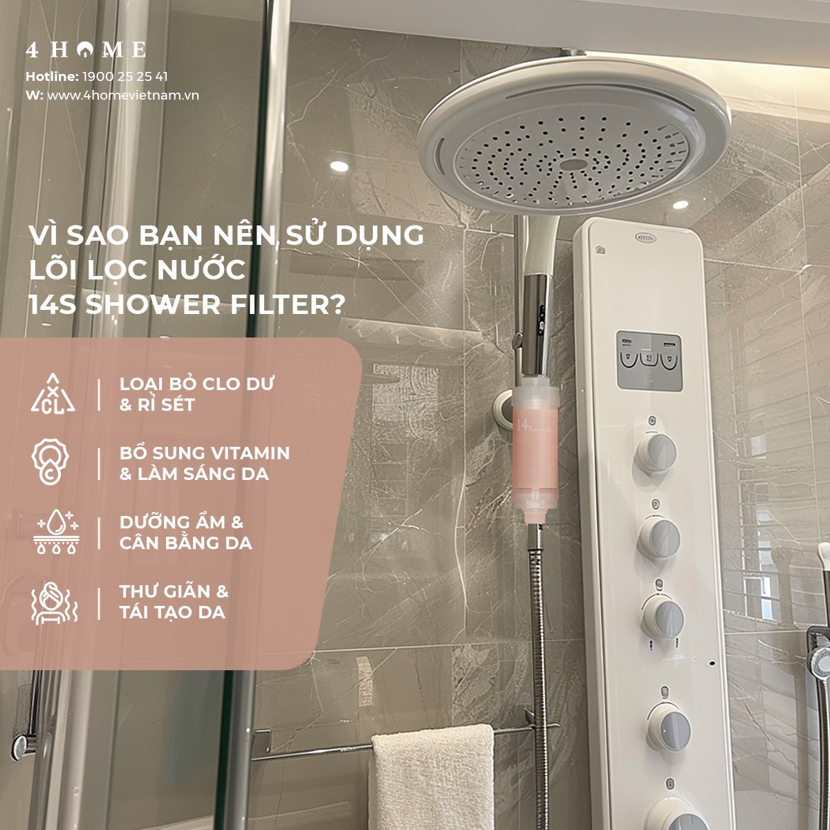 Vì sao bạn nên sử dụng Lõi Lọc Nước 14s Shower Filter? Vì sao bạn nên sử dụng Lõi Lọc Nước 14s Shower Filter?