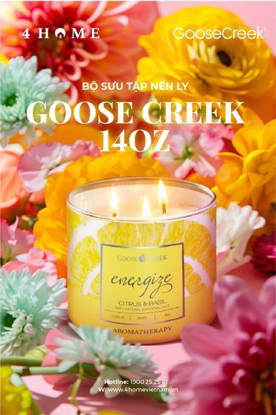 Nến ly 14oz Goose Creek - Món quà cho không gian nhà. Nến ly 14oz Goose Creek - Món quà cho không gian nhà.