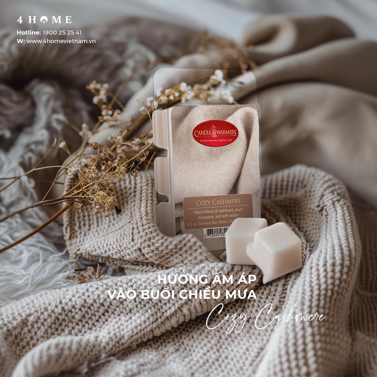 Sáp Thơm Cozy Cashmere Sáp Thơm Cozy Cashmere