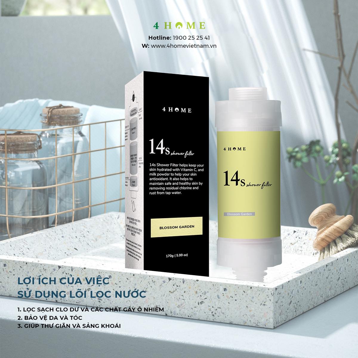 Lợi ích của việc sử dụng Lõi Lọc Nước 14s shower filter Lợi ích của việc sử dụng Lõi Lọc Nước 14s shower filter