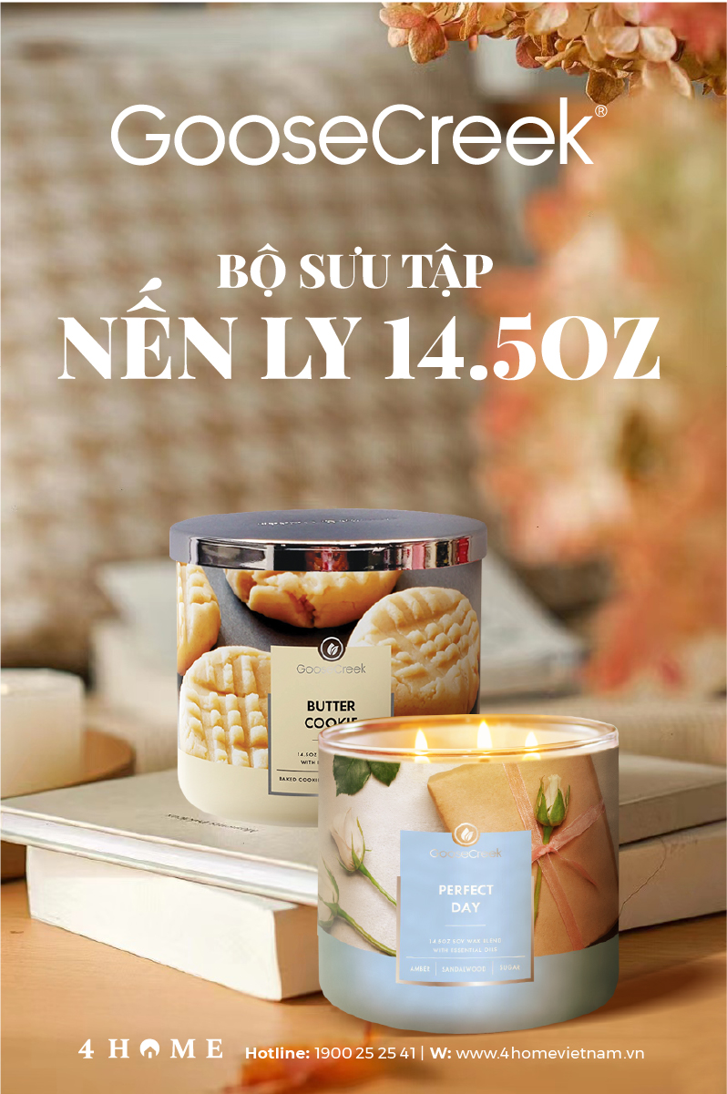 NẾN THƠM SÁP ĐẬU NÀNH GOOSE CREEK - HƯƠNG THƠM CHO MÁI ẤM NẾN THƠM SÁP ĐẬU NÀNH GOOSE CREEK - HƯƠNG THƠM CHO MÁI ẤM