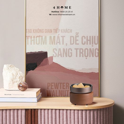 Tạo Không Gian Tiếp Khách Thơm Mát và Dễ Chịu Với Máy Khuếch Tán Hương Pewter Walnut Tạo Không Gian Tiếp Khách Thơm Mát và Dễ Chịu Với Máy Khuếch Tán Hương Pewter Walnut