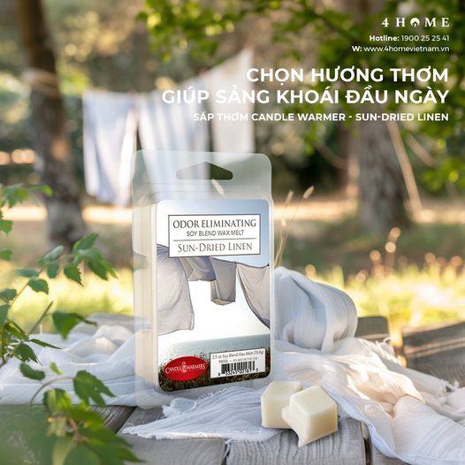 Sáp Thơm Sun-Dried Linen: Chọn Hương Thơm Giúp Sảng Khoái Đầu Ngày Sáp Thơm Sun-Dried Linen: Chọn Hương Thơm Giúp Sảng Khoái Đầu Ngày