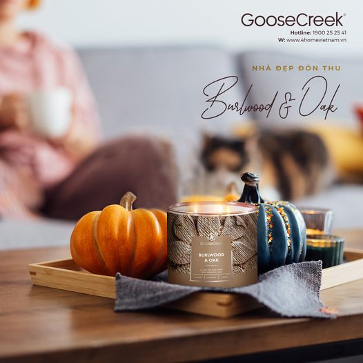 DECOR NHÀ ĐẸP ĐÓN THU SANG VỚI NẾN THƠM GOOSE CREEK DECOR NHÀ ĐẸP ĐÓN THU SANG VỚI NẾN THƠM GOOSE CREEK