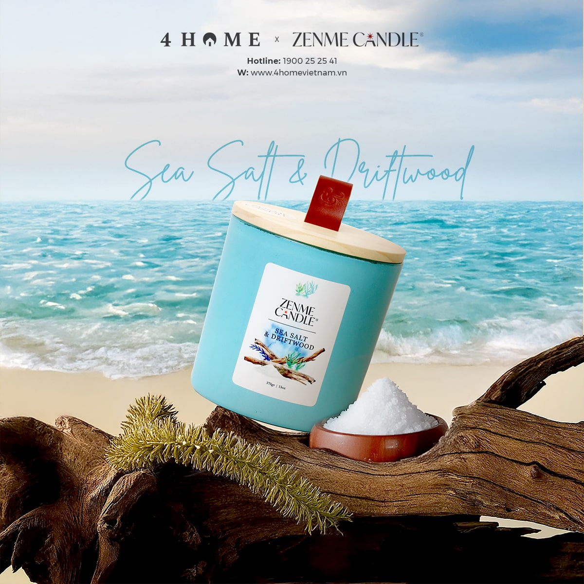 [NEW ARRIVAL] - NẾN ZENME SEA SALT & DRIFTWOOD