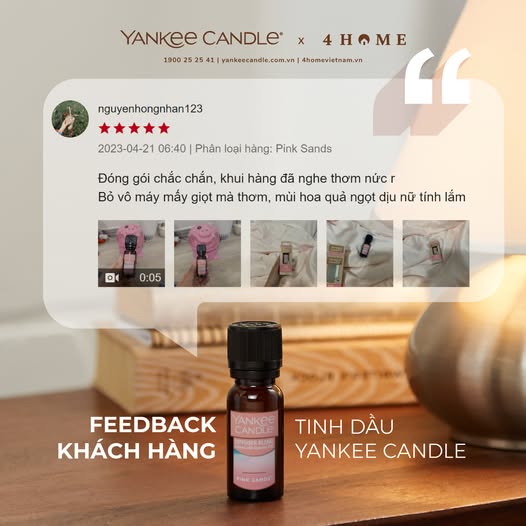 [GÓC FEEDBACK] - TINH DẦU PINK SAND