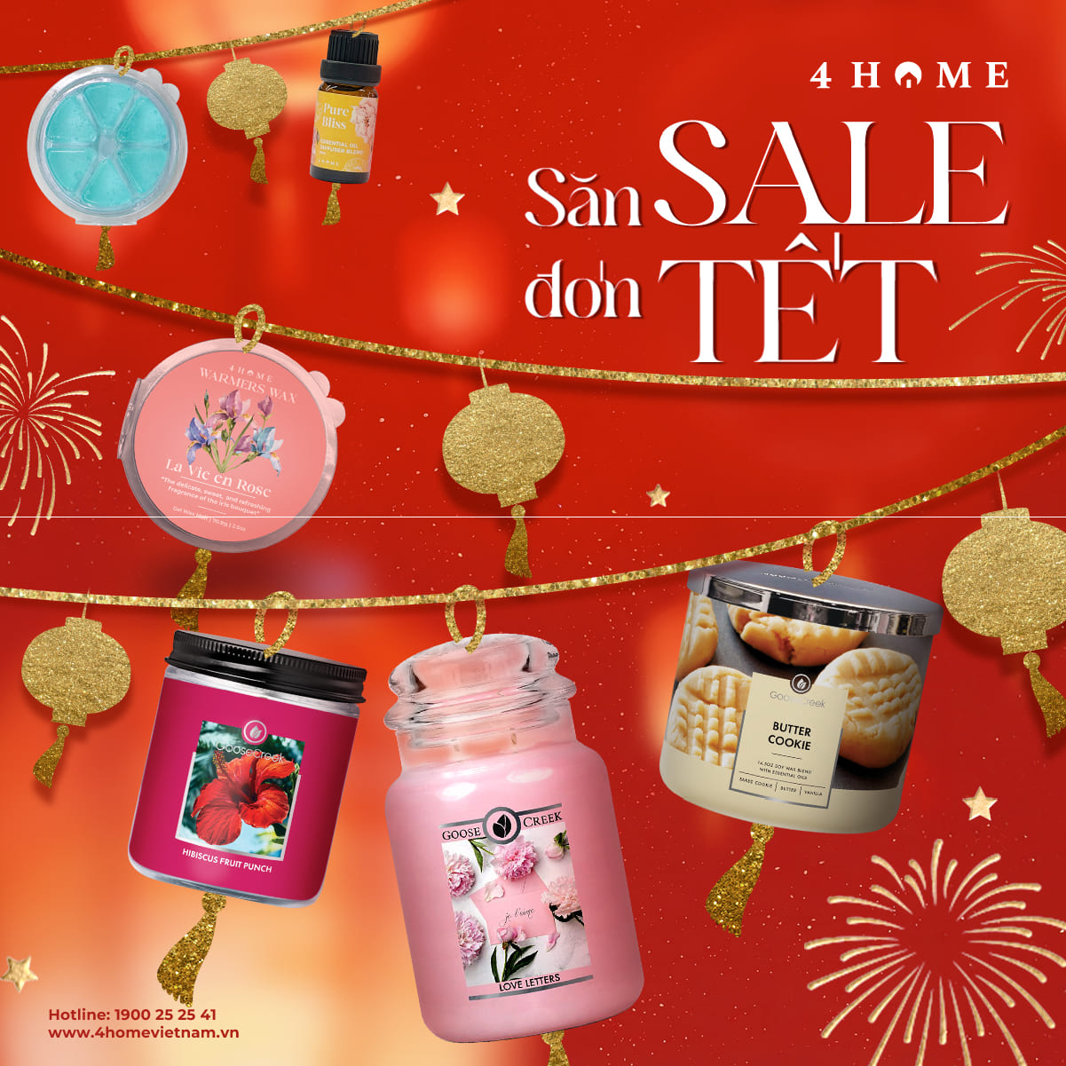 SẮM HƯƠNG XUÂN – SALE ĐÓN TẾT CÙNG 4HOME