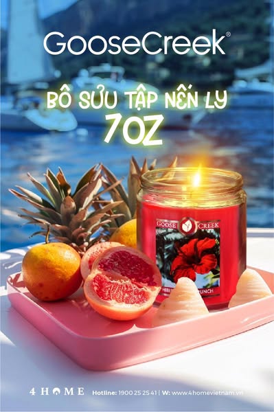BST NẾN LY GOOSE CREEK – MÙA HÈ NGẬP TRÀN HƯƠNG SẮC