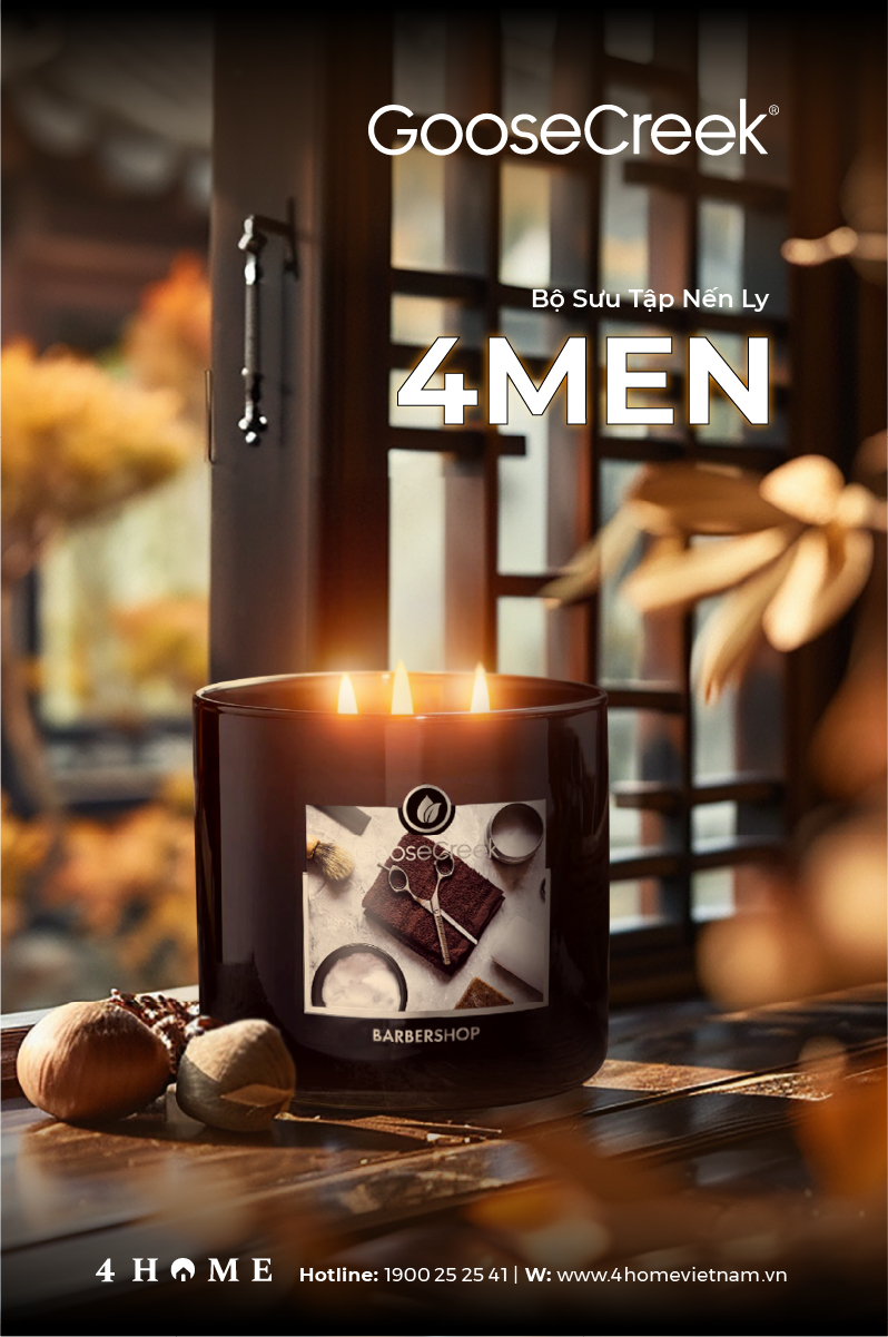 BST NẾN 4MEN - HƯƠNG THƠM TĂNG CẢM HỨNG & SÁNG TẠO CHO PHÁI MẠNH BST NẾN 4MEN - HƯƠNG THƠM TĂNG CẢM HỨNG & SÁNG TẠO CHO PHÁI MẠNH