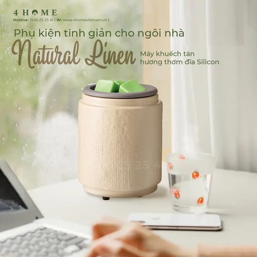 MÁY KHUYẾCH TÁN HƯƠNG THƠM ĐĨA SILICON - NATURAL LINE MÁY KHUYẾCH TÁN HƯƠNG THƠM ĐĨA SILICON - NATURAL LINE
