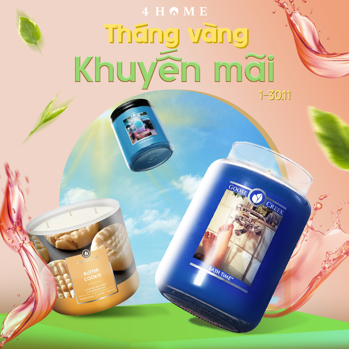 THÁNG VÀNG KHUYẾN MÃI 4HOME – DEAL THƠM THÁNG 11!