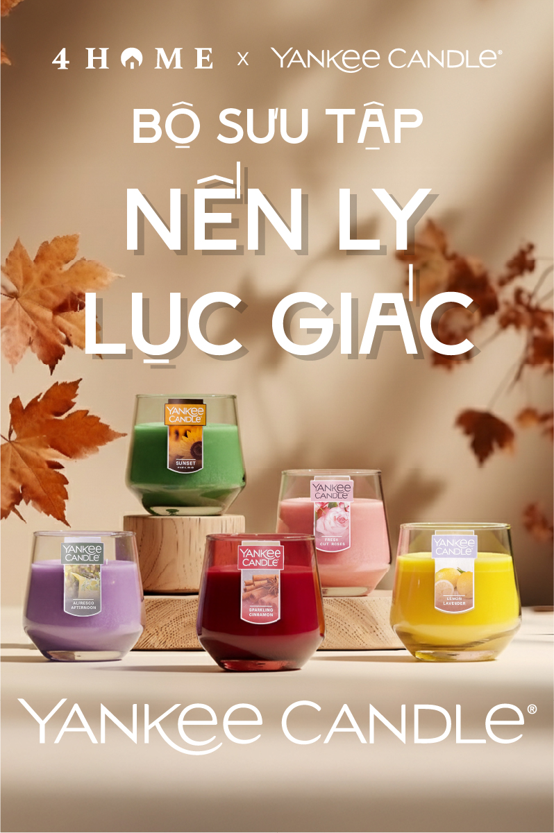 BST NẾN LY LỤC GIÁC – YANKEE CANDLE BST NẾN LY LỤC GIÁC – YANKEE CANDLE