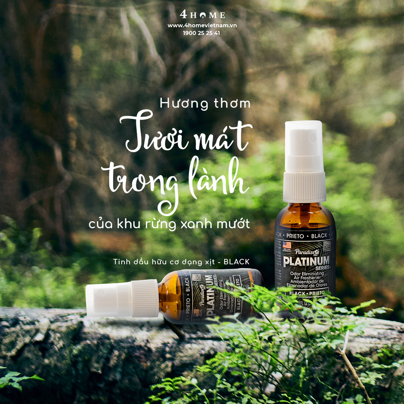 TINH DẦU PARADISE AIR BLACK - MÙI THƠM ẤM NỒNG CHO NGƯỜI CÁ TÍNH TINH DẦU PARADISE AIR BLACK - MÙI THƠM ẤM NỒNG CHO NGƯỜI CÁ TÍNH