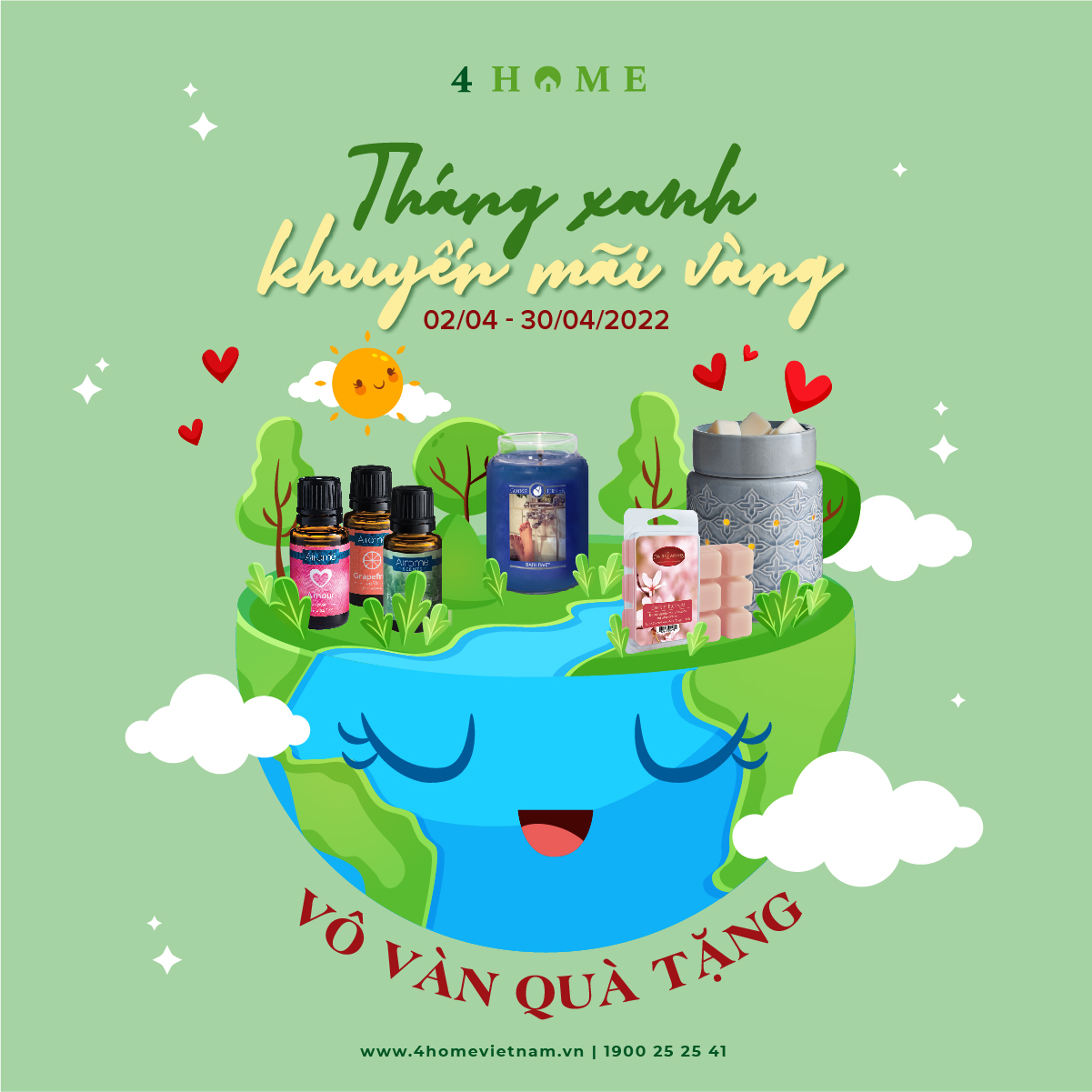 💫CÙNG 4HOME HƯỞNG ỨNG THÁNG XANH - KHUYẾN MÃI VÀNG TRONG THÁNG 4 NHÉ!💫 💫CÙNG 4HOME HƯỞNG ỨNG THÁNG XANH - KHUYẾN MÃI VÀNG TRONG THÁNG 4 NHÉ!💫