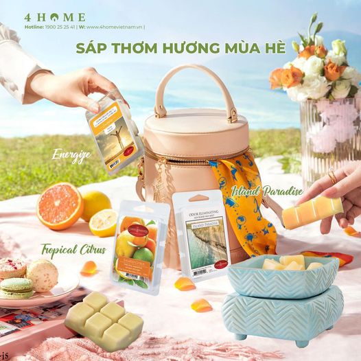 Sáp thơm hương mùa hè Sáp thơm hương mùa hè