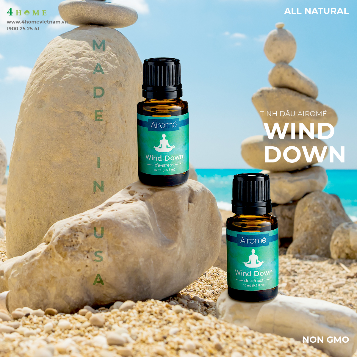 TINH DẦU WIND DOWN - HƯƠNG THƠM THIỀN ĐỊNH TINH DẦU WIND DOWN - HƯƠNG THƠM THIỀN ĐỊNH